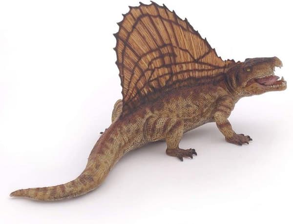 Dimetrodon Dinosaur Figurine - Papo - DINOSAURS - Handmålad - Idealiskt lekstöd
