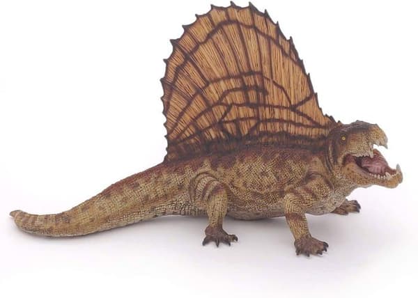 Dimetrodon Dinosaur Figurine - Papo - DINOSAURS - Handmålad - Idealiskt lekstöd