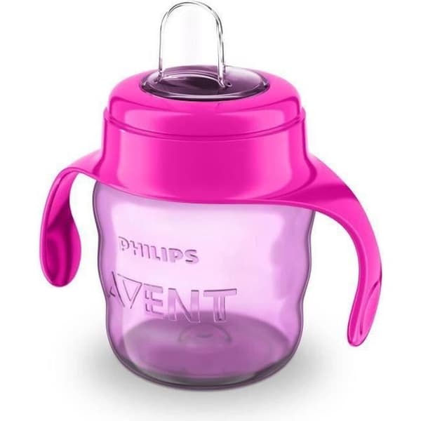 Philips AVENT SCF551-03 sippy cup - 6 månader - Lila, Röd - Silikon - 200 ml - 60 g