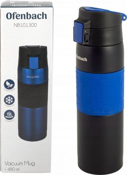 Tasse med näbb - mugg - inlärningsglas Kamille - KAMI-KU-011-30 - TERMISK TASSE 101300 480 ML SVART