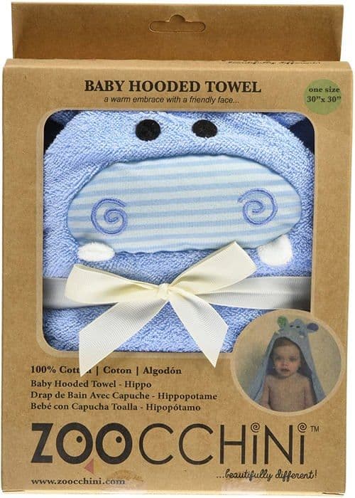 Badutflykt - Zoocchini badponcho - 152 - Babybadhandduk Henry L'Hippo Mönster