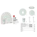 Miniatyrbild 8 av 8: Barnservis set Miffy Menta (5 Delar)