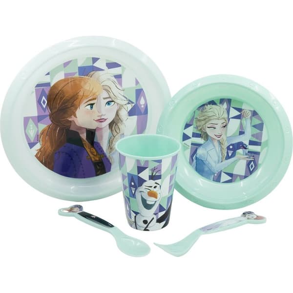 Matset för barn Frozen CZ11310 Plast (5 Delar)