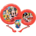 Miniatyrbillede 4 af 4: Sæt med spiseting til børn Mickey Mouse CZ11311 (5 Dele)
