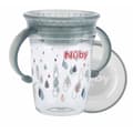 Miniatyrbild 2 av 2: NUBY Tritan 360 ° magisk tumlare med handtag - Grå - 240 ml
