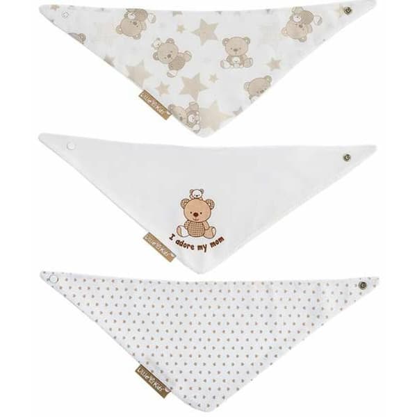Haklappsset Bear 42 x 16 cm 3 Delar