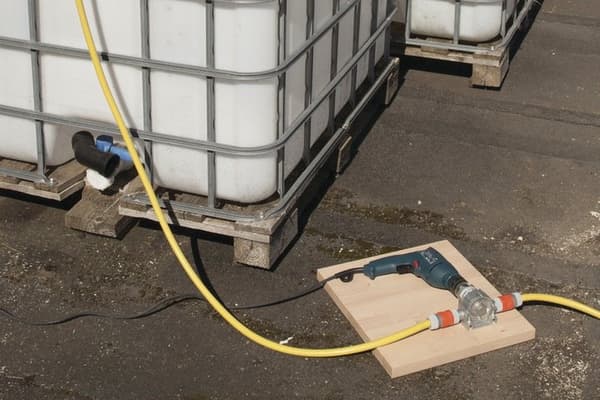 Wolfcraft 3000 l/h borrpump - metall 2200000