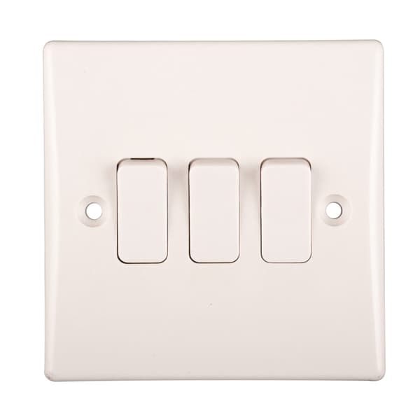 Dencon Slimline 10A 2-vejsafbryder til BS3676