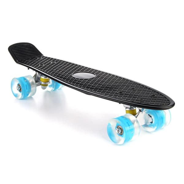 Enkeeo Kids Youths 22" Penny Style Skateboard Long Board Plast Stakeboard Present