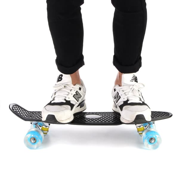 Enkeeo Kids Youths 22" Penny Style Skateboard Long Board Plast Stakeboard Present