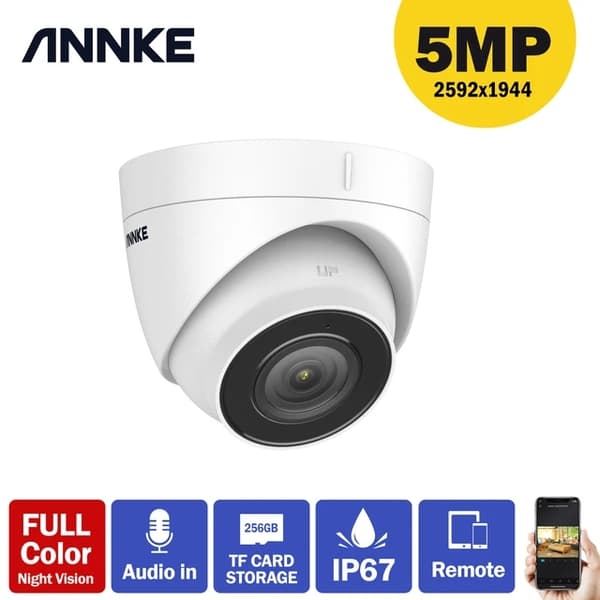 POE IP Kamera, Ultra FHD 5MP, Vandtæt, 1pc i51dn