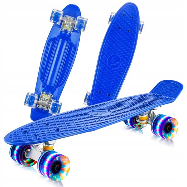 SKATEBOARD FÖR BARN ABEC-7 100KG FISZKA GÅVA GLORIOUS WHEELS PENNYBOARD