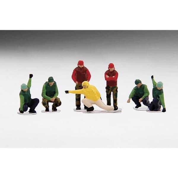 Figurer - US NAVY Deck Crew 1/200 True Scale