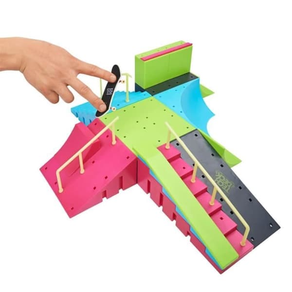 Tech Deck Neon Mega Park Skateboard Ramp Set 445312