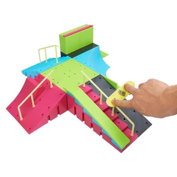 Tech Deck Neon Mega Park Skateboard Ramp Set 445312