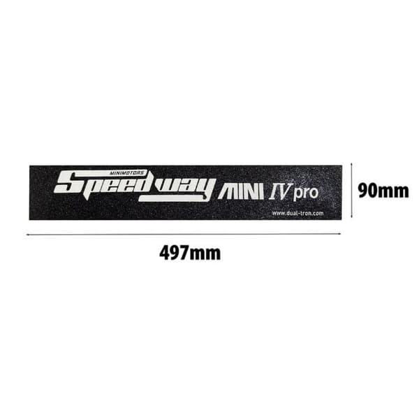 Grip Deck för Speedway Mini 4 och 4 Pro Antislipmatta Minimotors Svart