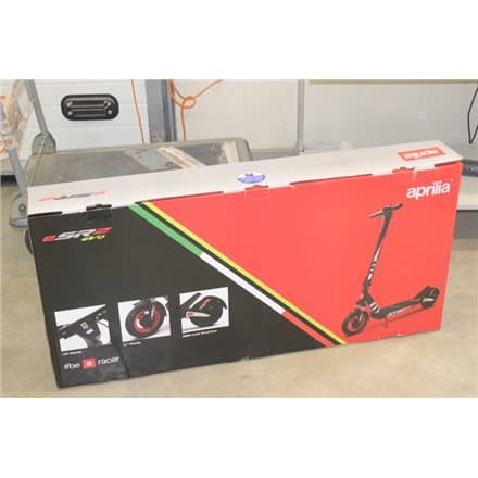 SALE OUT. Aprilia Electric Scooter E-SR2 EVO, Black/Red | Aprilia | E-SR2 EVO | Electric Scooter | 500 W | 25 km/h | 10 " | Black/Red | 20 month(s)