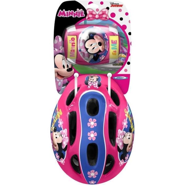DISNEY MINNIE Combohjälm + knäskydd + armbågsskydd