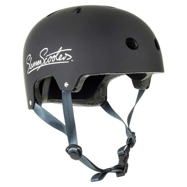 Slamm Scooters Hjelm Logo Sort 2XS-XS