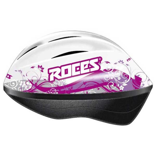 Roces Hjelm Flower Hvid S