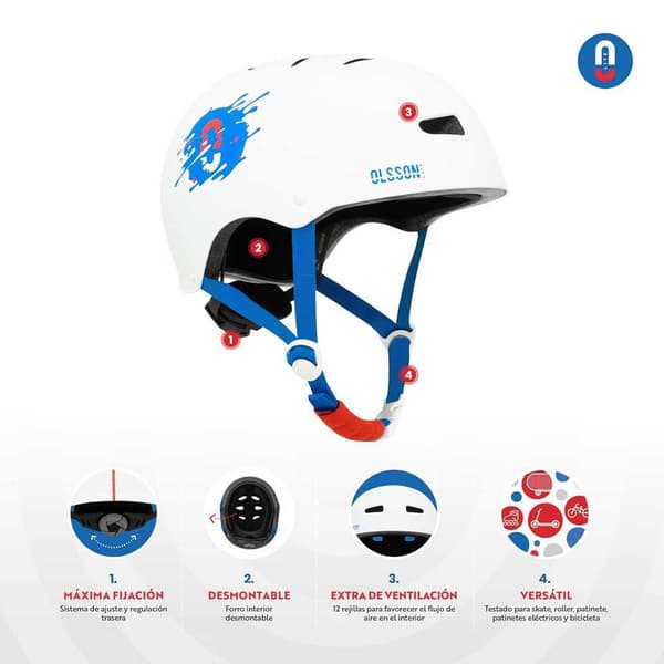 Olsson Børnehjelm Super Hero M-L