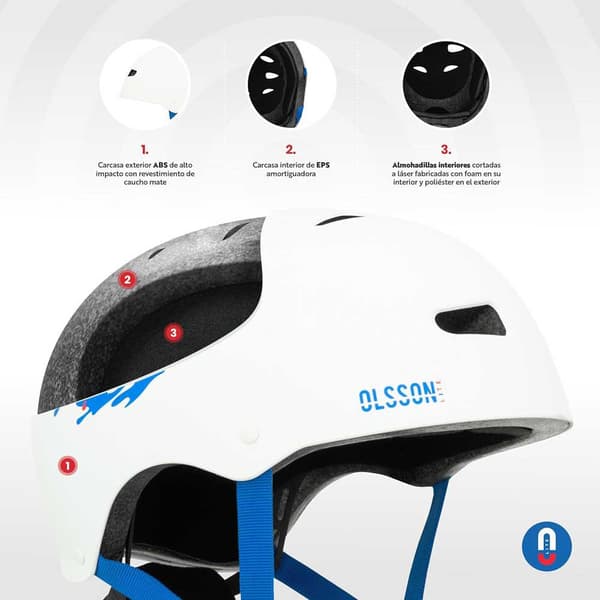 Olsson Børnehjelm Super Hero  M-L