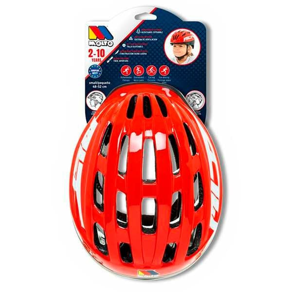 Molto Hjelm Rød 48-53 cm