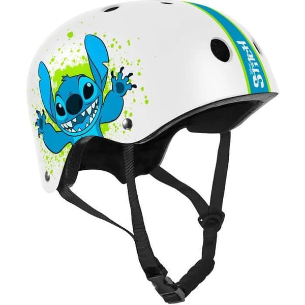 Skridskohjälm - DISNEY - STITCH - Justerbar huvudomkrets 53/57 cm - Intern ventilation och skum för större komfort