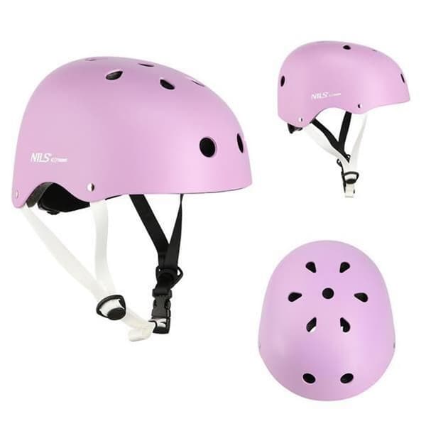 Skatehjälm - NILS Extreme - MTW001 - Lila - Vuxen - Out-mold-teknologi