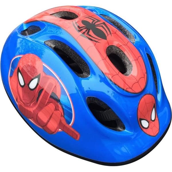 Hjälm + armbågs-/knäskydd - STAMPEL - Spider-man - Justerbar huvudomkrets - Blisterskal - Pojke