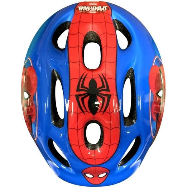 Hjälm + armbågs-/knäskydd - STAMPEL - Spider-man - Justerbar huvudomkrets - Blisterskal - Pojke