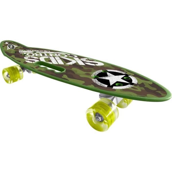 STAMP Skateboard 24 x 7 med Skids Control militärt handtag