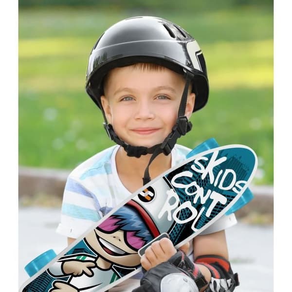 STAMP Skateboard 22 x 6 med Skids Control handtag