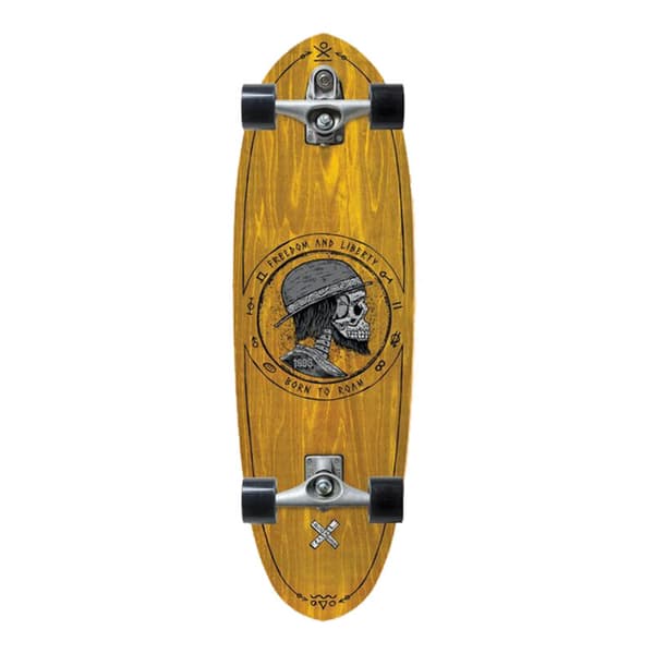 CARVER HOBO 32,5" SURF SKATE COMPLETE C7 RAW