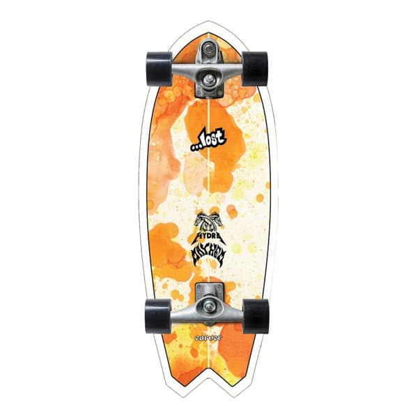 CARVER X LOST HYDRA 29" SURF SKATE COMPLETE C7 RAW