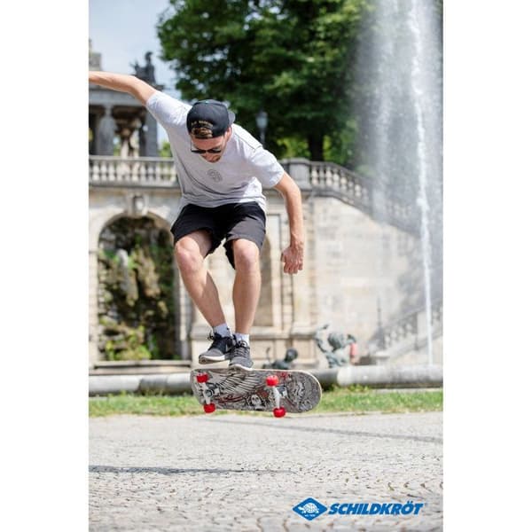Skateboard - SCHILDKROT - Kicker Phantom 31" - Lönnträ - 4 hjul - Grå