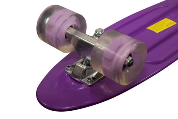 MCU-Sport LED Lila Skateboard m/LED Ljus + ABEC7