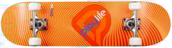 Playlife Illusion Orange Skateboard