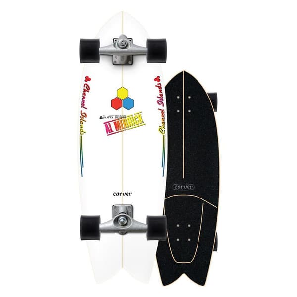 Carver Surfskate Chan Islands Fishbeard Cx 29.25´´ Valkoinen
