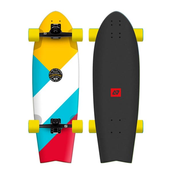 Hydroponic Surfskate Fish 31.5´´ Flerfärgad 9.75 Inches