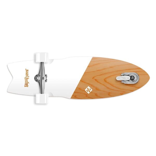 Street Surfing Surfskate Shark Attack Koa 30´´ Hopeinen