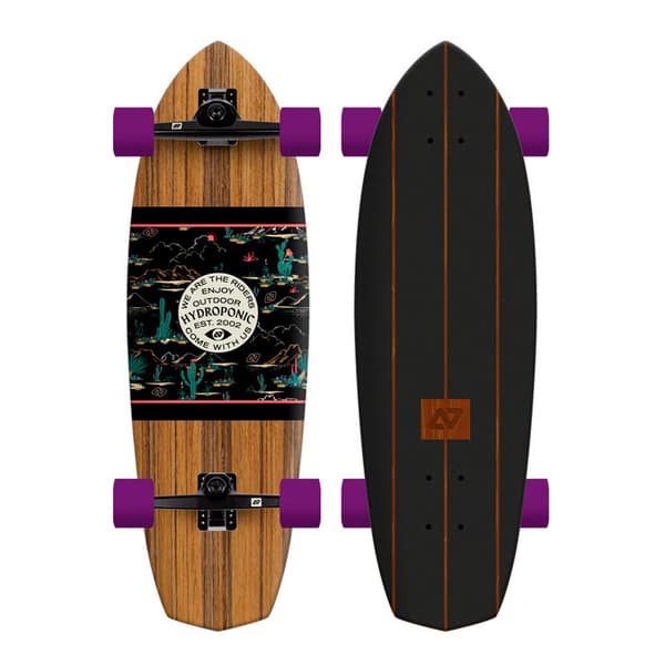 Hydroponic Surfskate Diamond 32´´ Brun 9.9 Inches