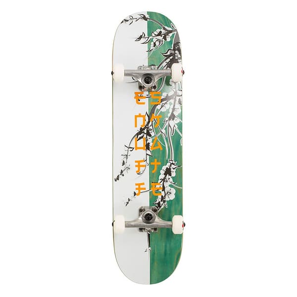 Enuff Skateboards Skateboard Cherry Blossom 8´´ Grøn,Hvid 32 Inches