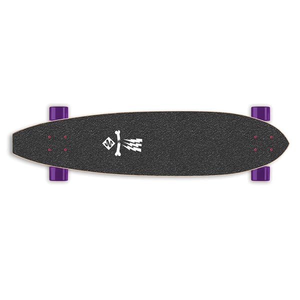 Street Surfing Longboard Cut Kicktail 36´ Comics 36´´ Hopeinen