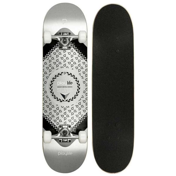 Playlife Skateboard Hardcore Silver 8.0´´ Søvfarvet 31 Inches