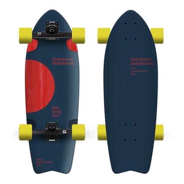 Hydroponic Surfskate Fish 28´´ Blå 9.3 Inches