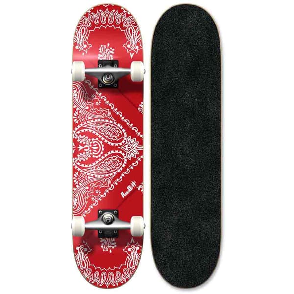 Yocaher Skateboard Graphic Bandana 7.75´´ Röd 31 Inches