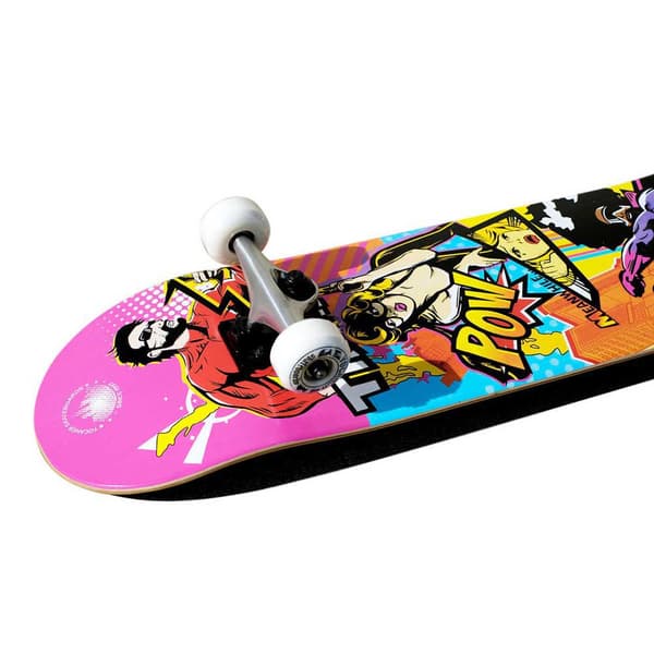 Yocaher Skateboard Graphic Comix Series Action 7.75´´ Flerfärgad 31 Inches