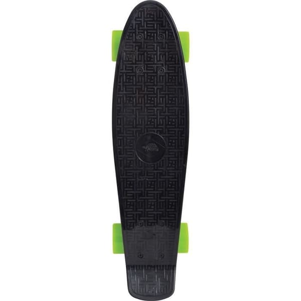 SCHILDKROT - Retro Native Black Skateboard - 56 x 14 - Svart