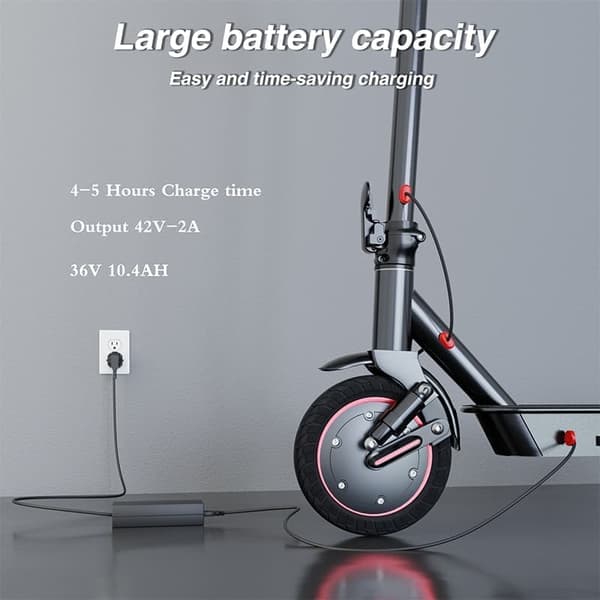 Lamtier T1 Pro 10'' taittuva sähköpotkulauta, 350W moottori, 10.4AH akku, etuveto, huippunopeus: 25KM/H